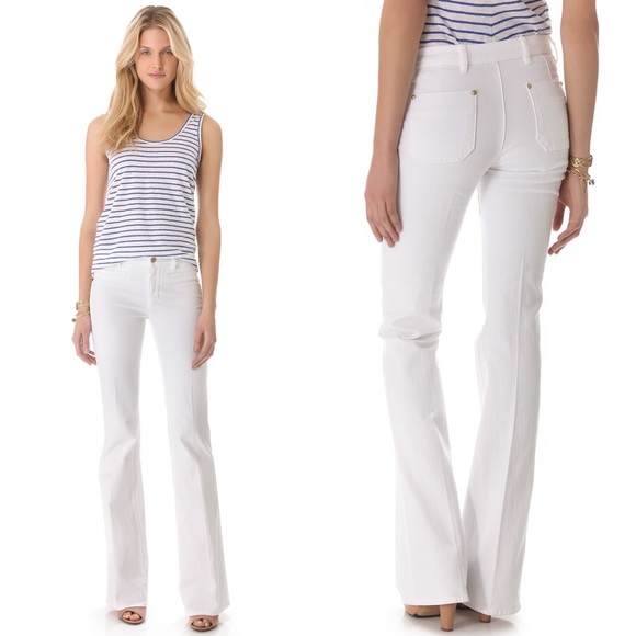 MiH jeans Jeans Mih Marrakesh White Kick Flare Jeans 36 Inseam